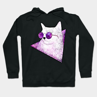 Pink Galaxy Cat Hoodie